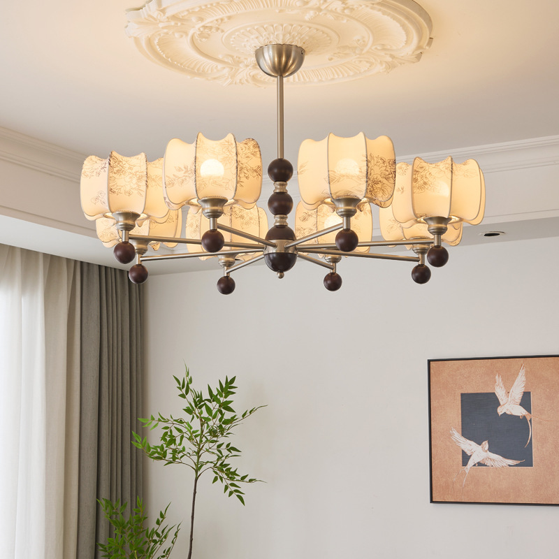 French retro living room chandelier
