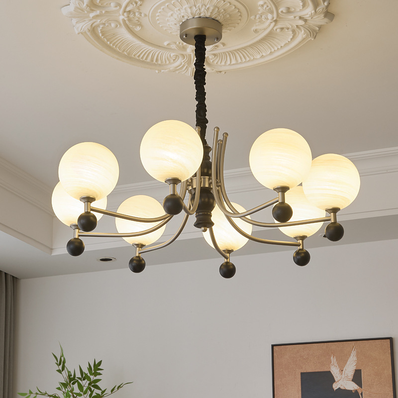 Vintage French living room chandelier